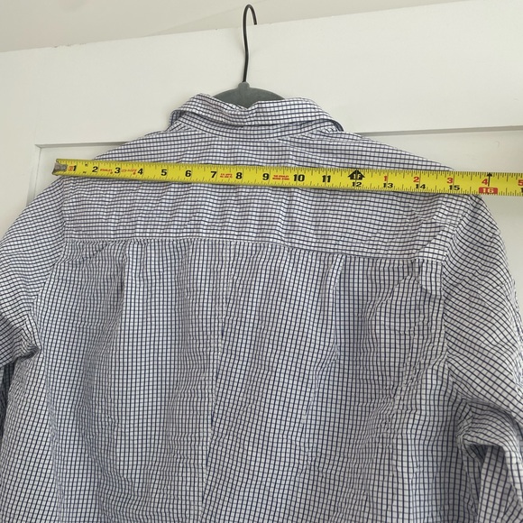 Like New Frank & Eileen Barry Crinkle Button-Up Shirt! Size Medium - Picture 4 of 6